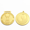 Персонализированная гравированная на заказ позолоченная металлическая уникальная медаль с именем лазера Пустая медаль с печатью, наклейка, вставка логотипа